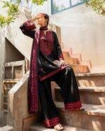 Hot Selling Shah-e-Karwa A Posh Pakistani Inspired 3 PCS Set - Image 3